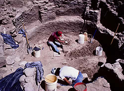 Pithouse excavation